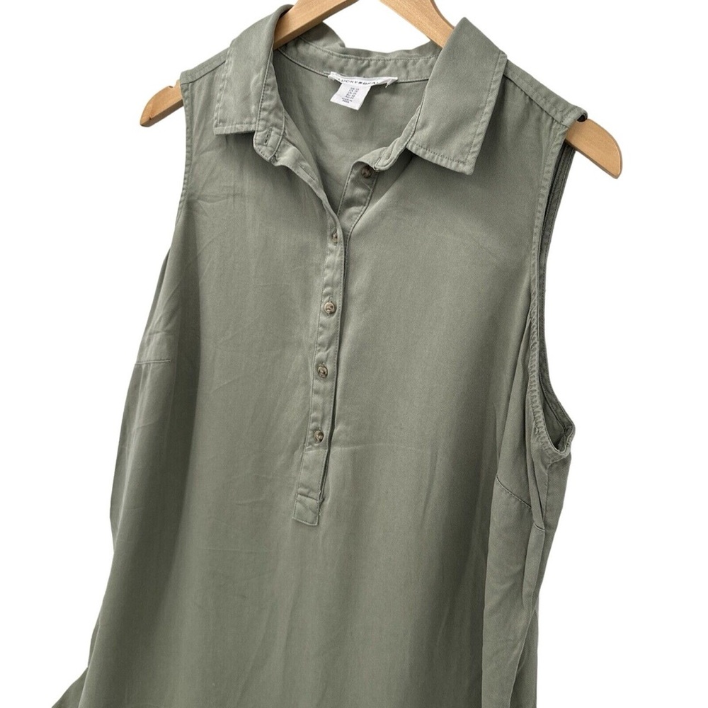 Lucky Brand Sleeveless Sage Blouse